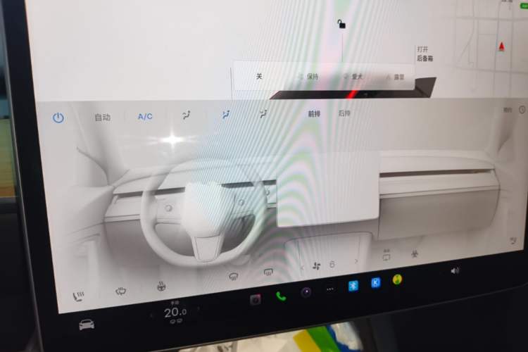 Used Tesla Model Y 2022 Revised Version Rear-Wheel Drive Audio And AC Panel