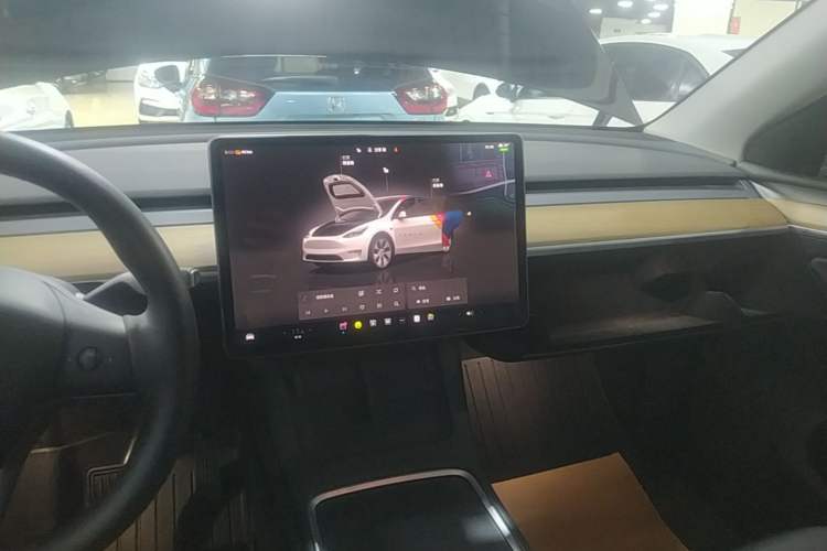 Used Tesla Model Y 2022 Rear-Wheel-Drive Version Audio And AC Panel