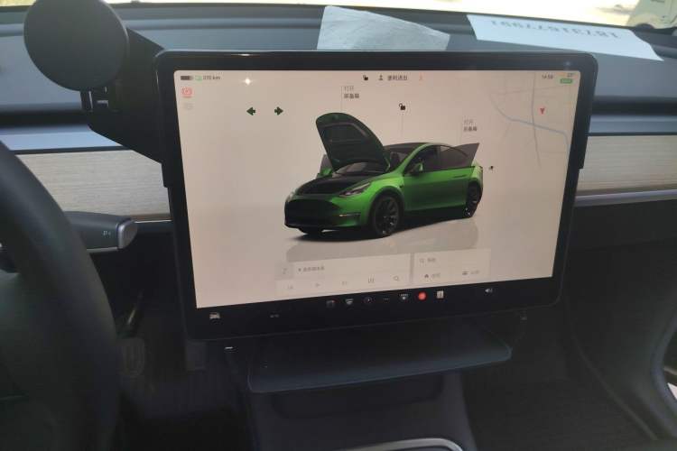 Used Tesla Model Y 2022 Rear-Wheel-Drive Version Audio And AC Panel