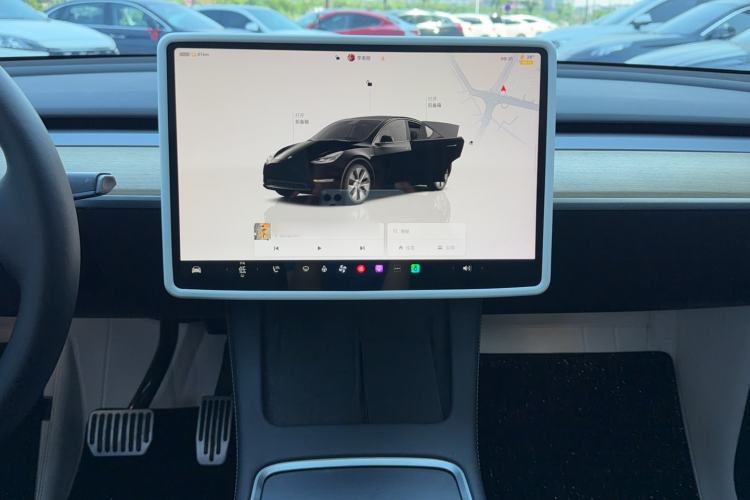Used Tesla Model Y 2022 Revised Version Rear-Wheel Drive Audio And AC Panel