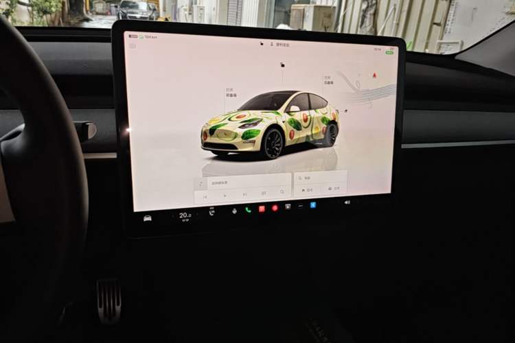 Used Tesla Model Y 2022 Rear-Wheel-Drive Version Audio And AC Panel