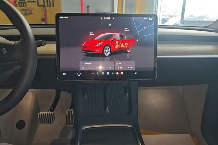 Used Tesla Model Y 2022 Revised Version Rear-Wheel Drive Audio And AC Panel