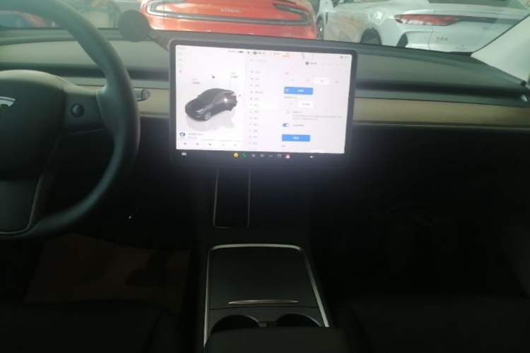 Used Tesla Model Y 2022 Revised Version Rear-Wheel Drive Audio And AC Panel