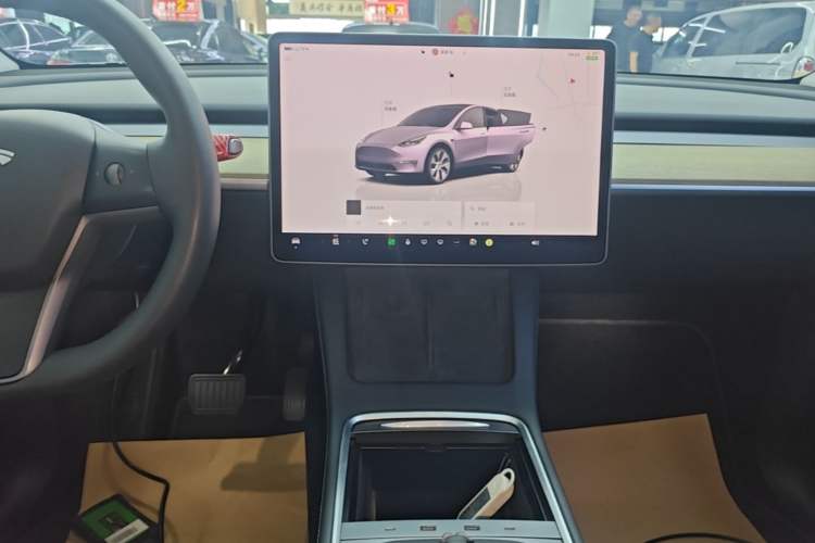 Used Tesla Model Y 2022 Revised Version Rear-Wheel Drive Audio And AC Panel