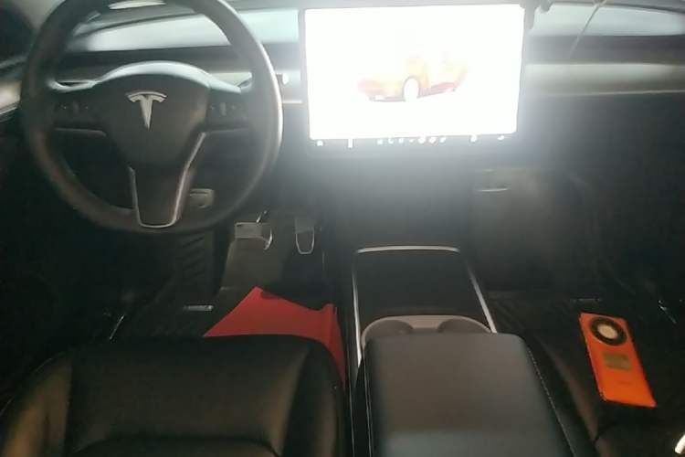 Used Tesla Model Y 2022 Revised Version Long-Range All-Wheel Drive Audio And AC Panel