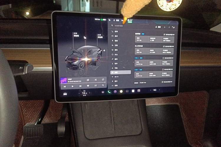 Used Tesla Model Y 2022 Rear-Wheel-Drive Version Audio And AC Panel
