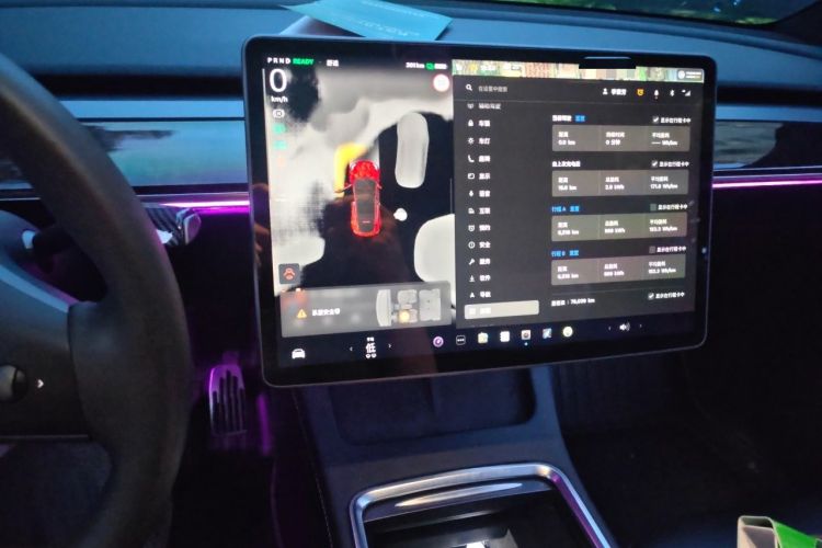 Used Tesla Model Y 2022 Rear-Wheel-Drive Version Audio And AC Panel