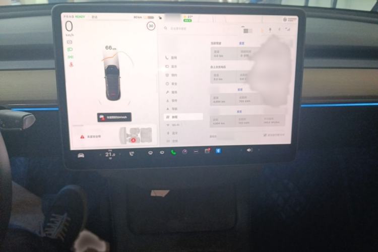 Used Tesla Model Y 2022 Rear-Wheel-Drive Version Audio And AC Panel