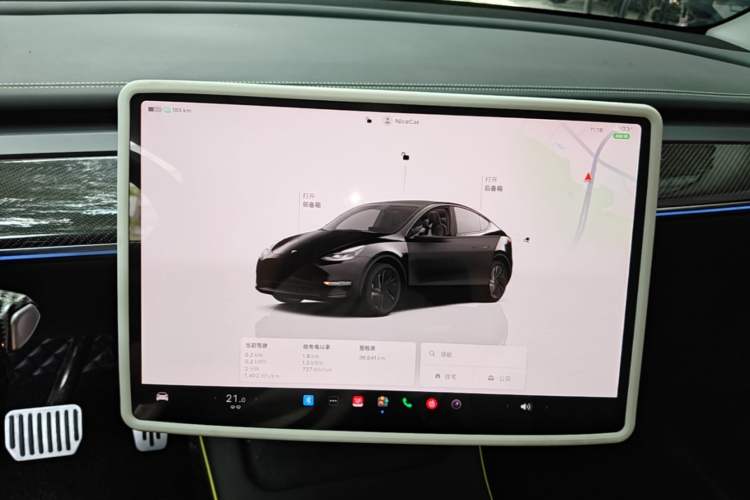 Used Tesla Model Y 2022 Revised Version Rear-Wheel Drive Audio And AC Panel