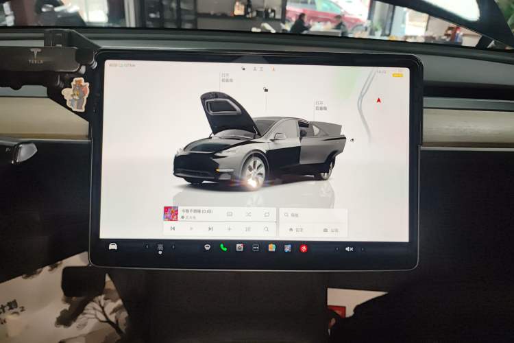 Used Tesla Model Y 2022 Revised Version Rear-Wheel Drive Audio And AC Panel