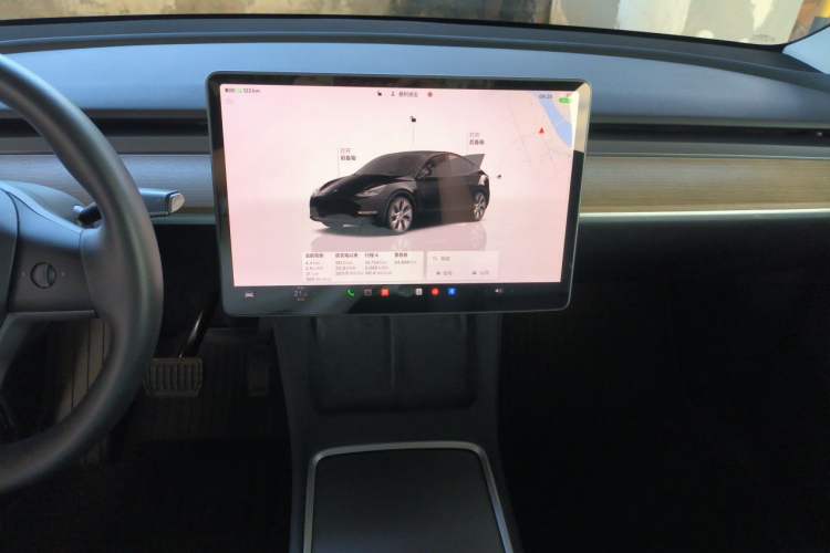 Used Tesla Model Y 2022 Revised Version Rear-Wheel Drive Audio And AC Panel