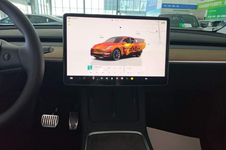 Used Tesla Model Y 2022 Rear-Wheel-Drive Version Audio And AC Panel