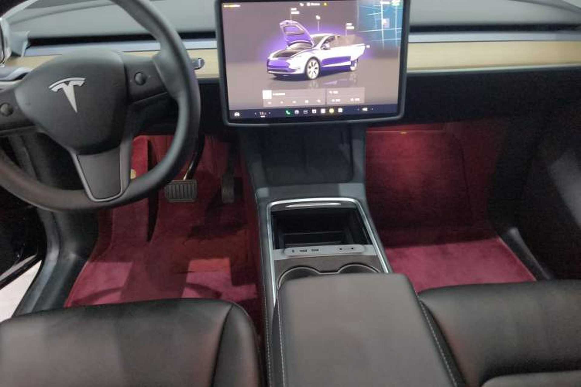 Used Tesla Model Y 2022 Rear-Wheel-Drive Version Audio And AC Panel