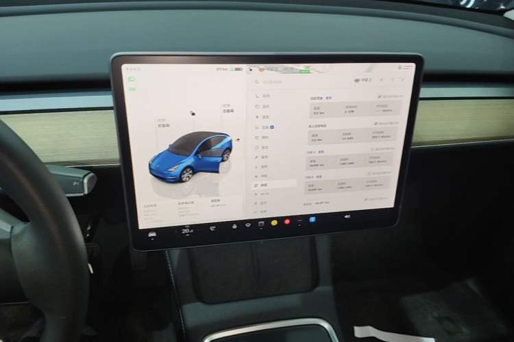 Used Tesla Model Y 2022 Rear-Wheel-Drive Version Audio And AC Panel
