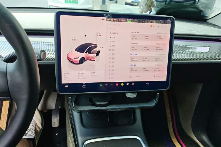 Used Tesla Model Y 2022 Rear-Wheel-Drive Version Audio And AC Panel