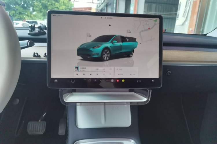 Used Tesla Model Y 2022 Revised Version Rear-Wheel Drive Audio And AC Panel