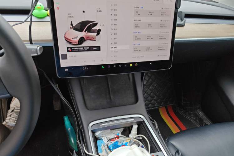 Used Tesla Model Y 2022 Rear-Wheel-Drive Version Audio And AC Panel