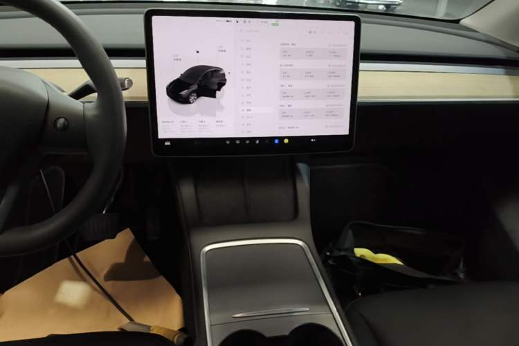 Used Tesla Model Y 2022 Revised Version Rear-Wheel Drive Audio And AC Panel
