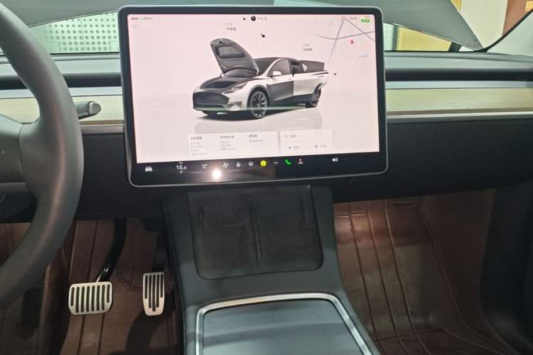 Used Tesla Model Y 2022 Revised Version Rear-Wheel Drive Audio And AC Panel