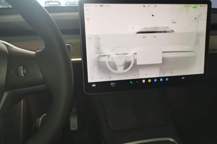 Used Tesla Model Y 2022 Rear-Wheel-Drive Version Audio And AC Panel