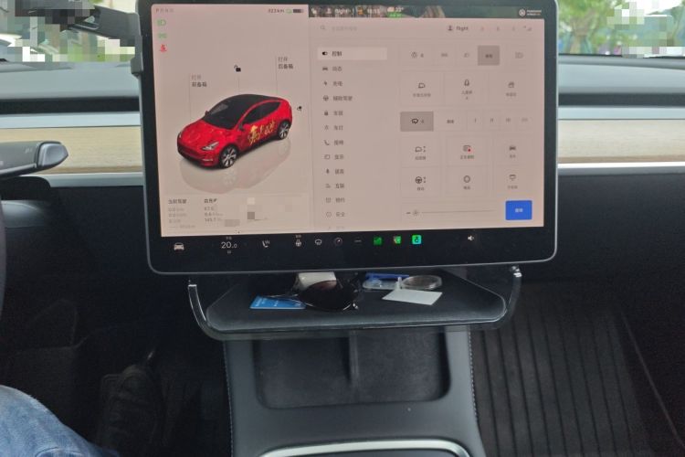 Used Tesla Model Y 2022 Rear-Wheel-Drive Version Audio And AC Panel