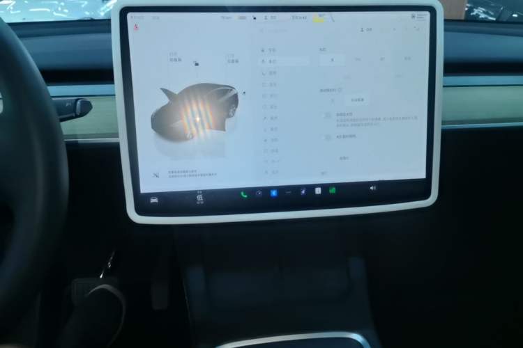 Used Tesla Model Y 2022 Revised Version Long-Range All-Wheel Drive Audio And AC Panel