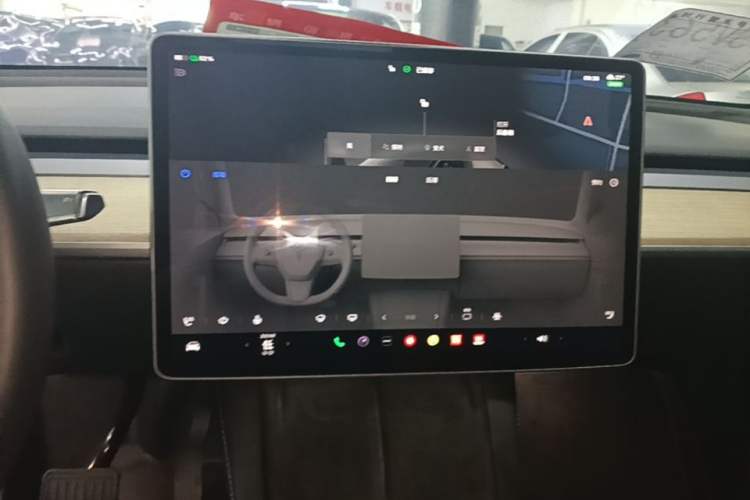 Used Tesla Model Y 2022 Revised Version Rear-Wheel Drive Audio And AC Panel