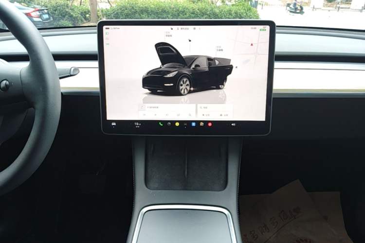 Used Tesla Model Y 2022 Revised Version Rear-Wheel Drive Audio And AC Panel