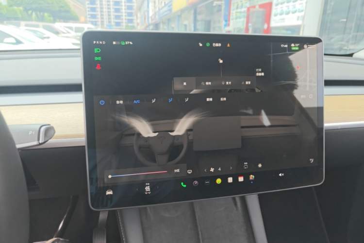 Used Tesla Model Y 2022 Rear-Wheel-Drive Version Audio And AC Panel