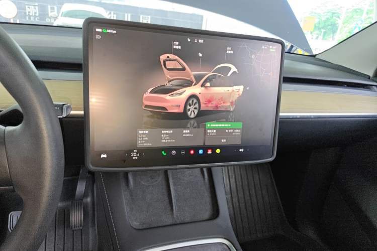 Used Tesla Model Y 2022 Revised Version Rear-Wheel Drive Audio And AC Panel