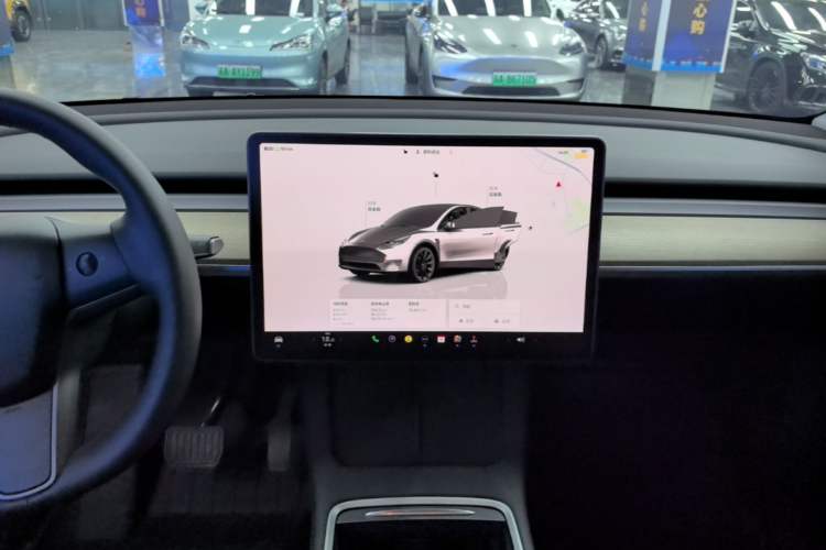 Used Tesla Model Y 2022 Revised Version Rear-Wheel Drive Audio And AC Panel