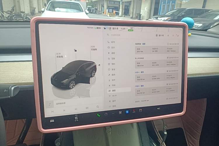 Used Tesla Model Y 2022 Revised Version Rear-Wheel Drive Audio And AC Panel