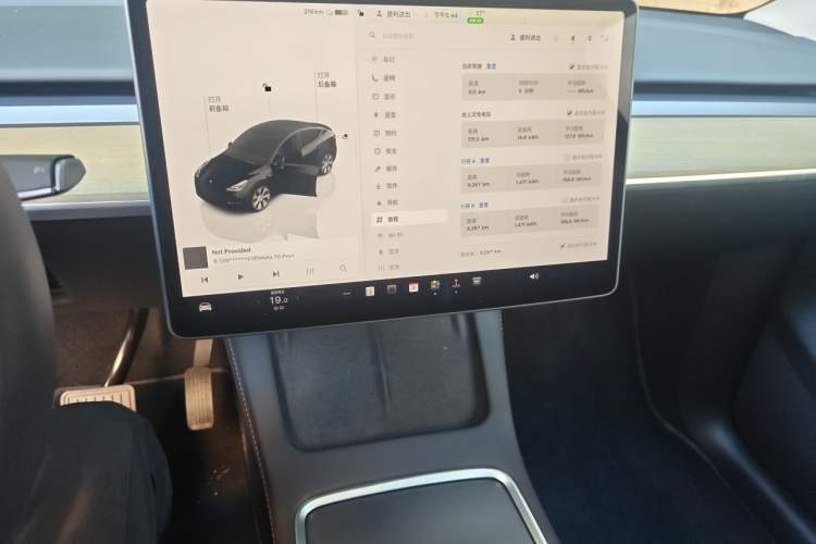 Used Tesla Model Y 2022 Revised Version Rear-Wheel Drive Audio And AC Panel
