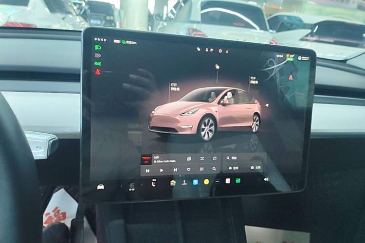 Used Tesla Model Y 2022 Rear-Wheel-Drive Version Audio And AC Panel