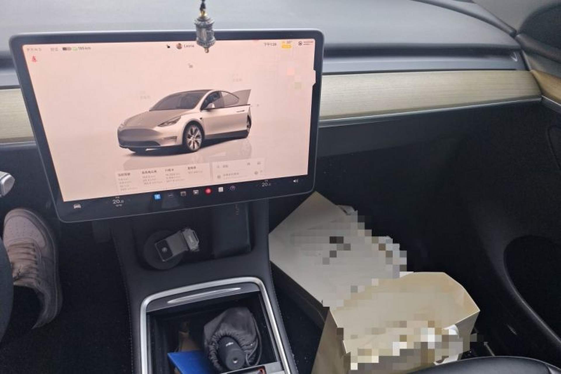 Used Tesla Model Y 2022 Revised Version Rear-Wheel Drive Audio And AC Panel