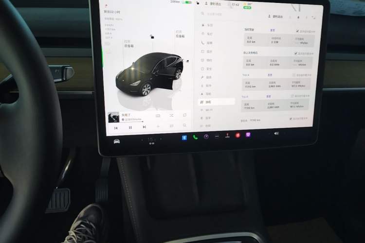 Used Tesla Model Y 2022 Revised Version Rear-Wheel Drive Audio And AC Panel