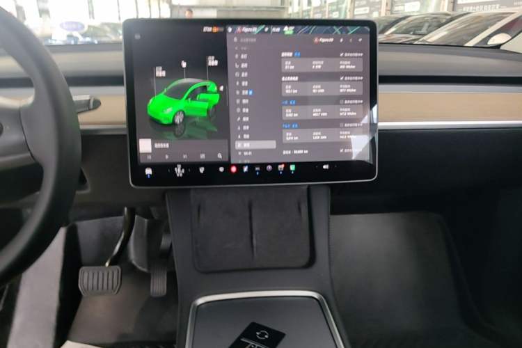 Used Tesla Model Y 2022 Revised Version Rear-Wheel Drive Audio And AC Panel