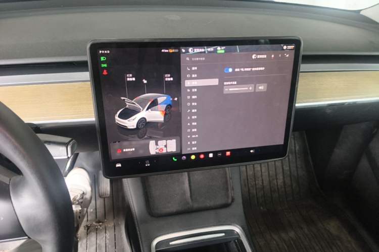 Used Tesla Model Y 2022 Revised Version Rear-Wheel Drive Audio And AC Panel