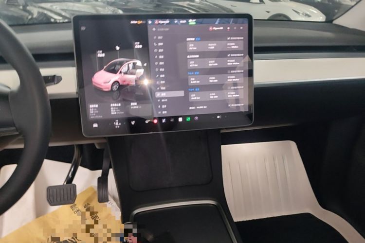 Used Tesla Model Y 2022 Revised Version Rear-Wheel Drive Audio And AC Panel