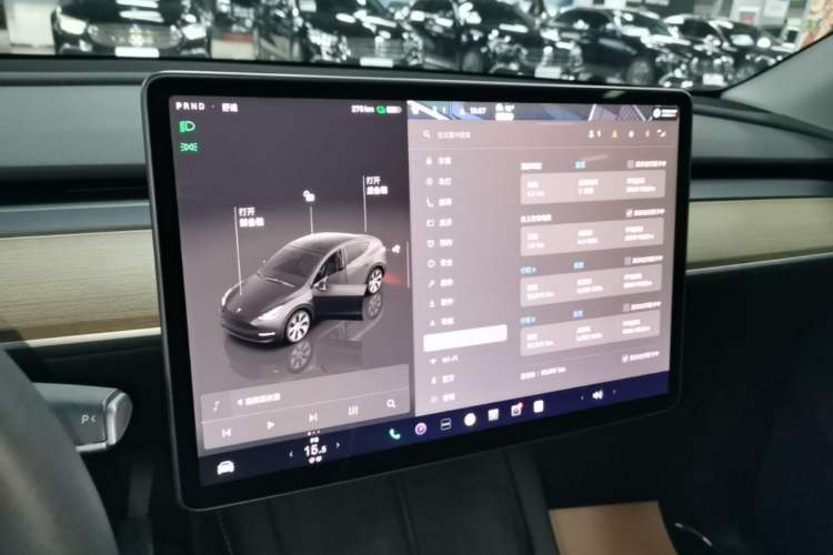 Used Tesla Model Y 2022 Rear-Wheel-Drive Version Audio And AC Panel