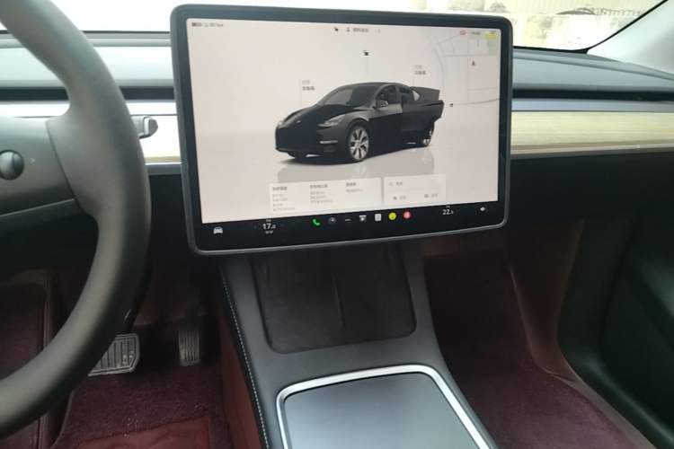 Used Tesla Model Y 2022 Revised Version Rear-Wheel Drive Audio And AC Panel