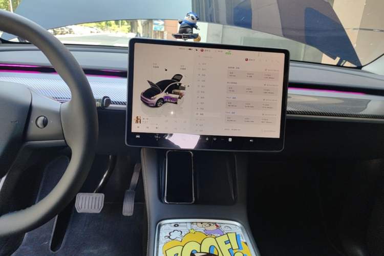 Used Tesla Model Y 2022 Revised Version Rear-Wheel Drive Audio And AC Panel