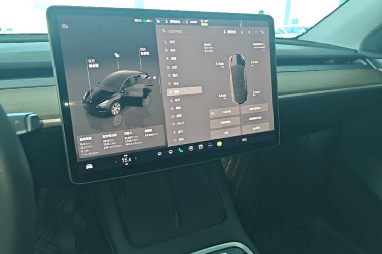 Used Tesla Model Y 2022 Rear-Wheel-Drive Version Audio And AC Panel