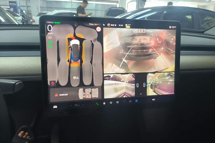 Used Tesla Model Y 2022 Rear-Wheel-Drive Version Audio And AC Panel