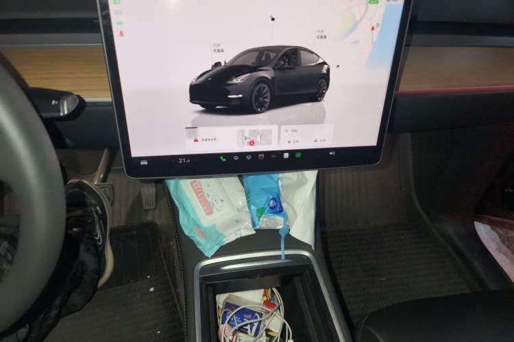Used Tesla Model Y 2022 Rear-Wheel-Drive Version Audio And AC Panel
