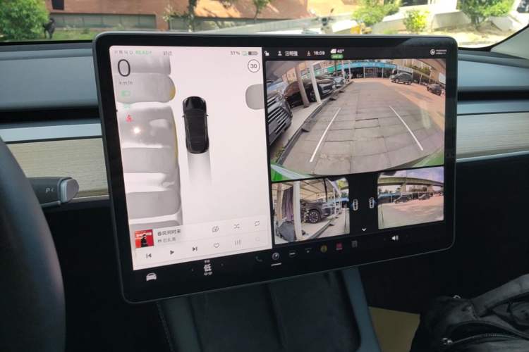 Used Tesla Model Y 2022 Rear-Wheel-Drive Version Audio And AC Panel