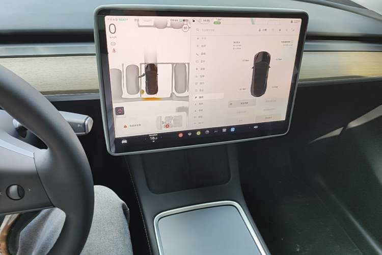 Used Tesla Model Y 2022 Revised Version Rear-Wheel Drive Audio And AC Panel