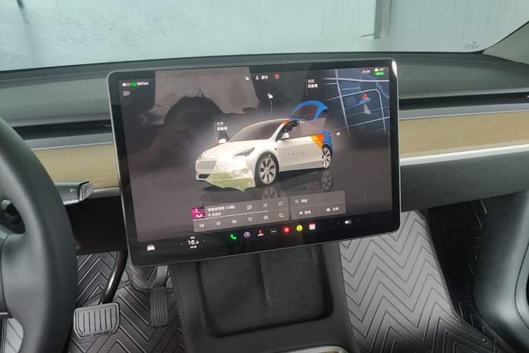 Used Tesla Model Y 2022 Revised Version Rear-Wheel Drive Audio And AC Panel