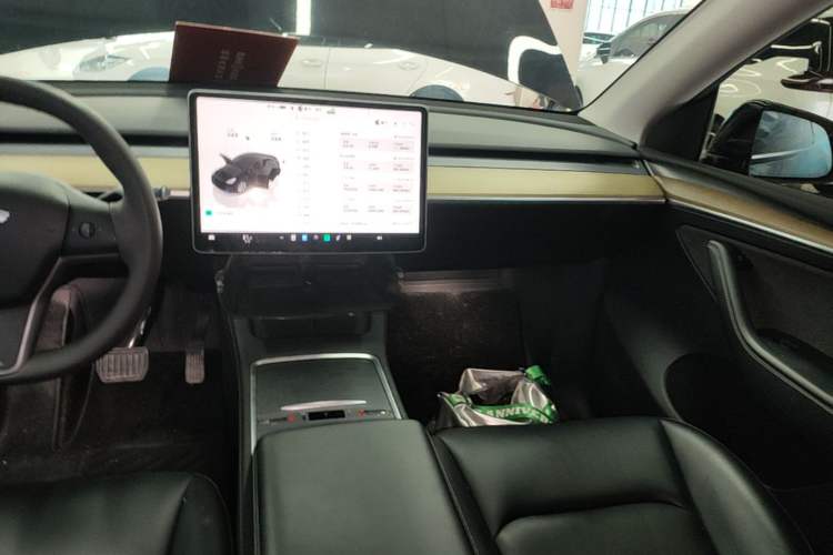 Used Tesla Model Y 2022 Revised Version Rear-Wheel Drive Audio And AC Panel