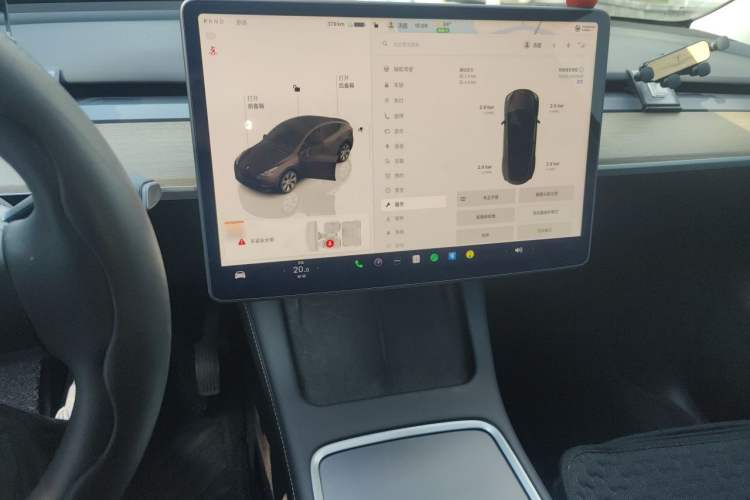 Used Tesla Model Y 2022 Rear-Wheel-Drive Version Audio And AC Panel